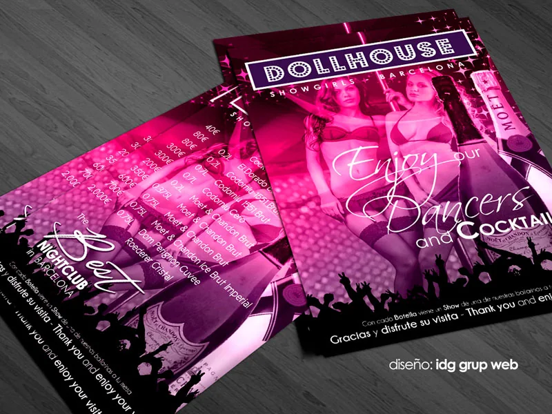Diseño de identidad y logotipo para Dollhouse, proyecto real de IDG GRUP WEB