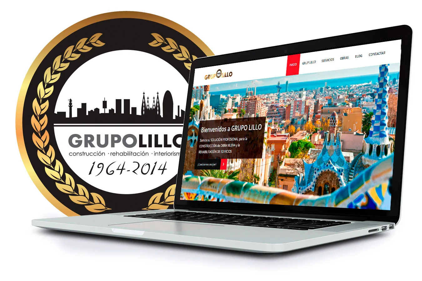 Diseño web corporativo de Grupo Lillo