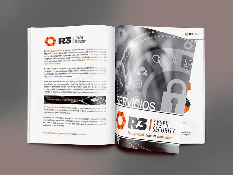 Dossier y sistema visual de R3 CyberSecurity
